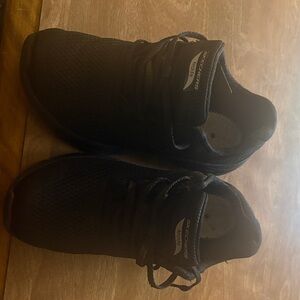Skechers Black Mesh Sneakers